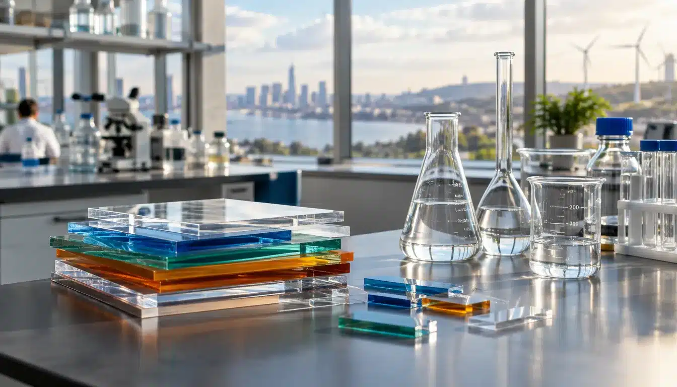 ETH Zurich Chemists Halve the Heat Needed for Acrylic Glass Recycling ETH Zurich Chemists Halve the Heat Needed for Acrylic Glass Recycling
